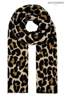 accessorize animal print scarf