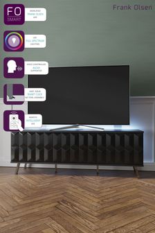Frank Olsen Black Elevate Smart LED TV Stand