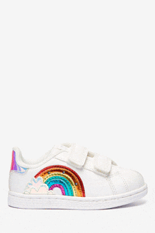 Younger Girls White Trainers | Next 