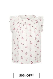 Bonpoint Baby Girls Pink Cotton Blouse