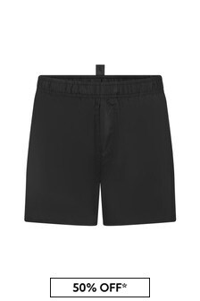 Dsquared2 Kids Boys Black  Swim Shorts