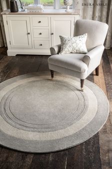 French Grey Lewes Round Rug