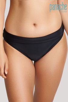 Panache Black Anya Riva Fold Bikini Bottoms (448824) | £21