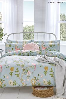 Duck Egg Blue Summer Palace Duvet Cover and Pillowcase Set