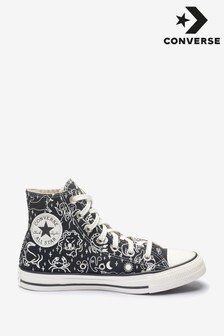 black converse boots size 5