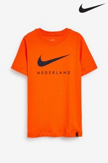 orange nike shirt boys
