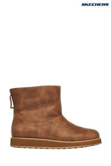skechers leather boots womens