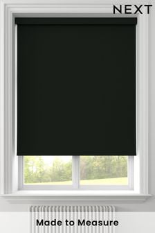 Black Syson Made To Measure Waterproof Roller Blind