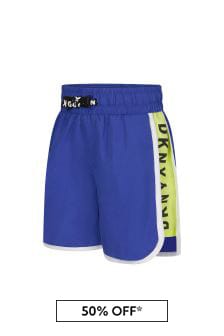 DKNY Boys Blue Swim Shorts