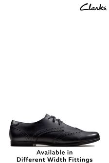 clarks black trainers