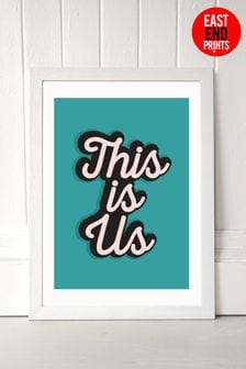 East End Prints Brown This Is Us Print by Native State