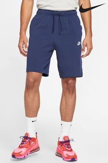 blue jersey shorts
