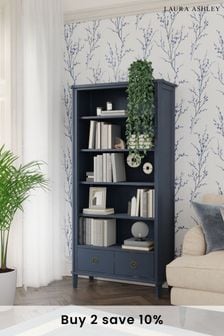 Dusky Seaspray Henshaw 2 Drawer Single Bookcase