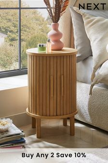 Conway Tambour Bedside Table