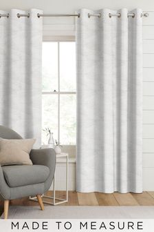 Silver Grey Darby Made To Measure Curtains