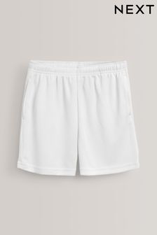 White Football Sports Shorts (3-16yrs) (474609) | £3.50 - £8.50