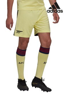 adidas Yellow Arsenal Away 21/22 Football Shorts