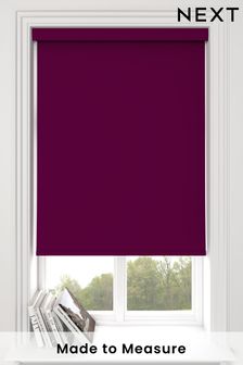 Plum Purple Haig Made To Measure Blackout Roller Blind