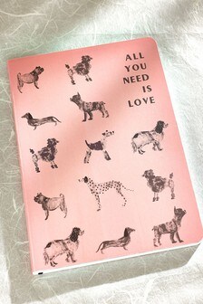 A5 Dog Print Notebook