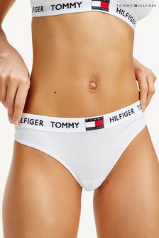 Tommy Hilfiger White 85 Cotton Thong