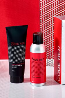 Code Red 200ml Body Spray and 200ml Body Wash Gift Set