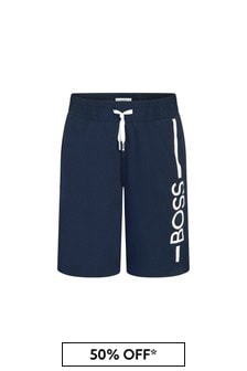 Boss Kidswear Boys Blue Swim Shorts