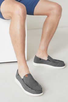 Relaxed Fray Loafers