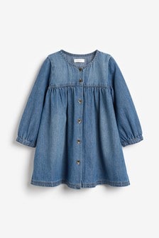 next girls denim dress