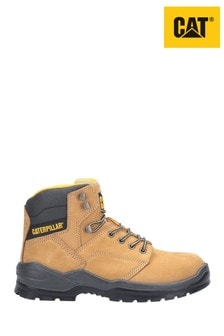 CAT® Yellow Striver Lace-Up Injected Safety Boots