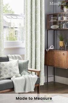 MissPrint Green Guatemala Made To Measure Curtains