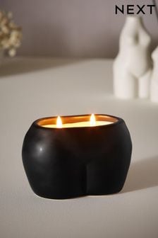 Black Warm Sandalwood Scented Candle