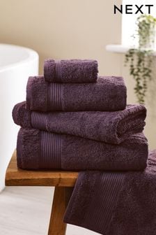 Aubergine Purple Egyptian Cotton Towel