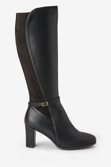 Black Knee High Boots | Regular \u0026 Wide 