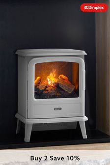 Dimplex Pebble Cream Evandale Optimyst Electric Stove Fireplace (505927) | £430