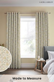 Pale Gold Rowena Wood Violet Made to Measure Curtains