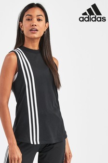 adidas training floral print tank top