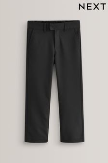 Black Regular Waist School Formal Stretch Skinny Trousers (3-17yrs) (515155) | £8 - £16