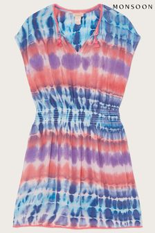 Monsoon Blue Tie Dye Kaftan Dress (521169) | £26 - £30
