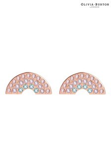 Olivia Burton Rainbow Gold Stud Earrings