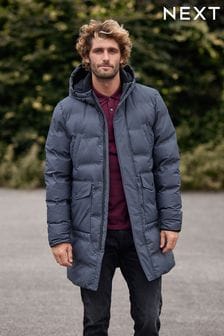 Livergy Puffer jacket discount 65% Navy Blue MEN FASHION Coats Casual 