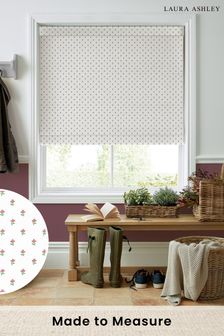 Peony Pink Wood Violet Made to Measure Roman Blinds