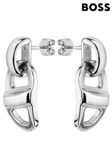 BOSS Chain Stainless Steel Drop Earrings