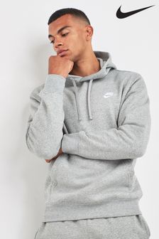 Nike Grey Club Pullover Hoodie (526458) | £60