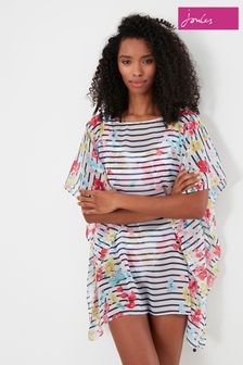 Joules Rosanna Blue Printed Cover-Up