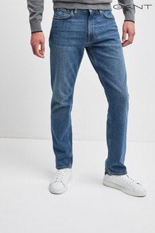 gant regular straight jeans dark blue