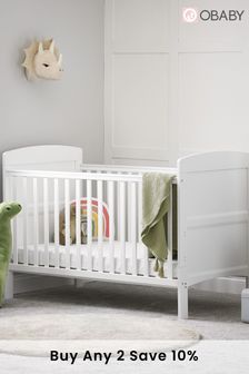 Obaby White Grace White Cot Bed (533253) | £170