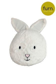 Furn White Little Furn Lapin Bunny Cushion