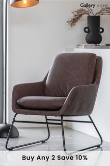 Gallery Home Brown Fessy Chair