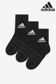 adidas Kids Black Crew Socks Three Pack (538042) | £12