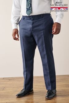 Signature Empire Mills Fabric Flannel Suit: Trousers